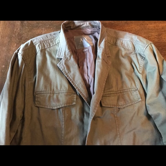Armani exchange khaki military field jacket. XL. - Picture 7 of 14
